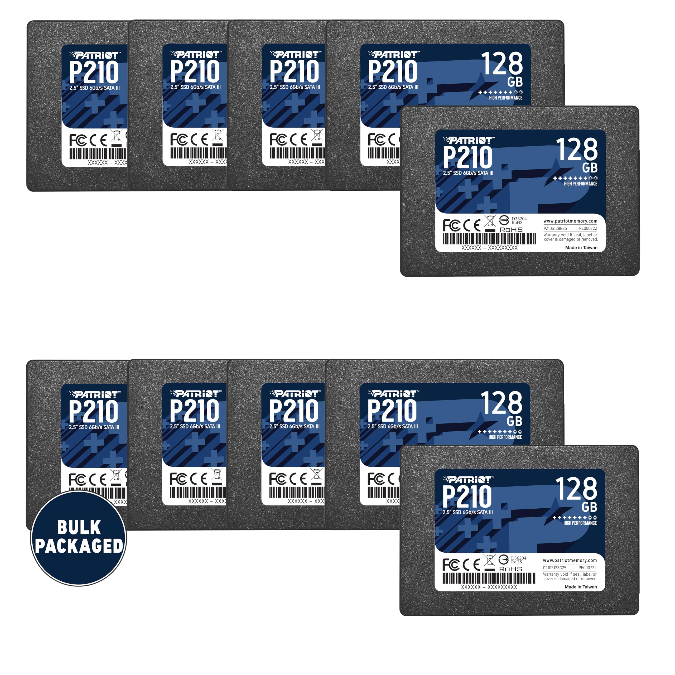 【楽天市場】Patriot P210 SATA 3 128GB SSD 2.5 Inch Internal Solid State Drive ...