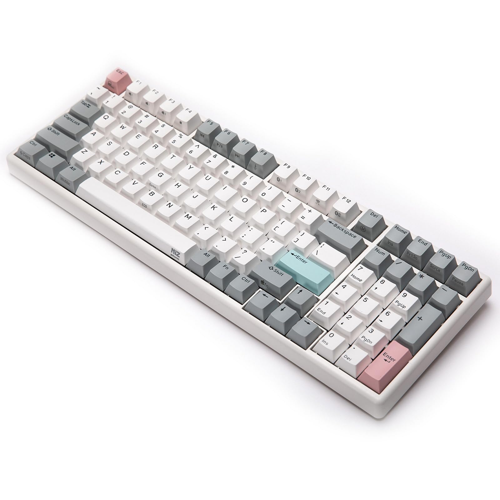 NiZキーボード X99 Pro ワイヤレス 【2024新型】99キー Bluetooth 5.0・USBレシーバー 静電容量無接点方式 キー荷重35g テンキー搭載 キーマップ変更ツール 専用ソフトよりキー機能を割り当てられる Cherry MX軸 Wi