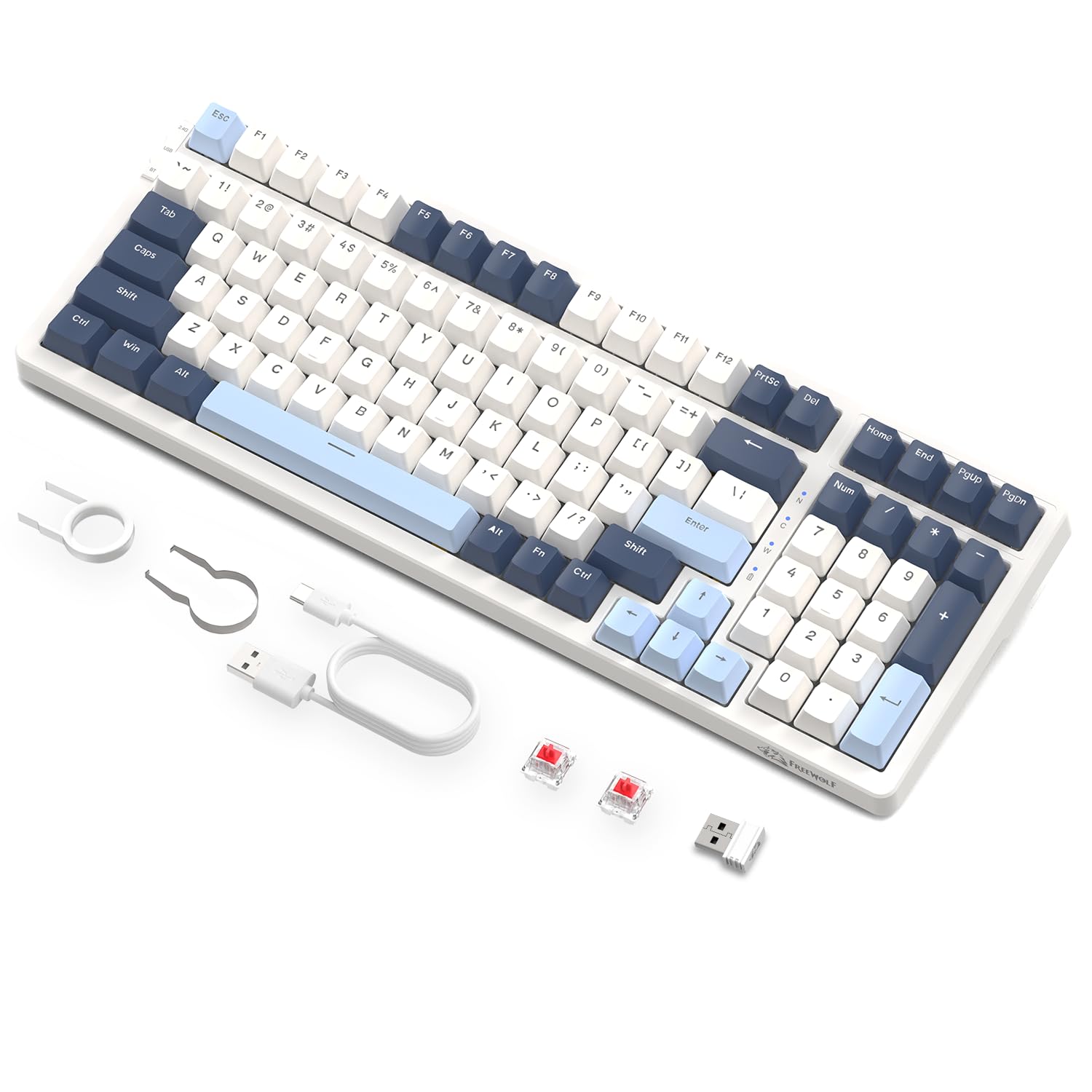 楽天市場】ZIYOU LANG K8 ゲーミングキーボード ワイヤレス