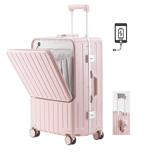 【楽天市場】[Yuweijie] スーツケース フロントオープン 機内 