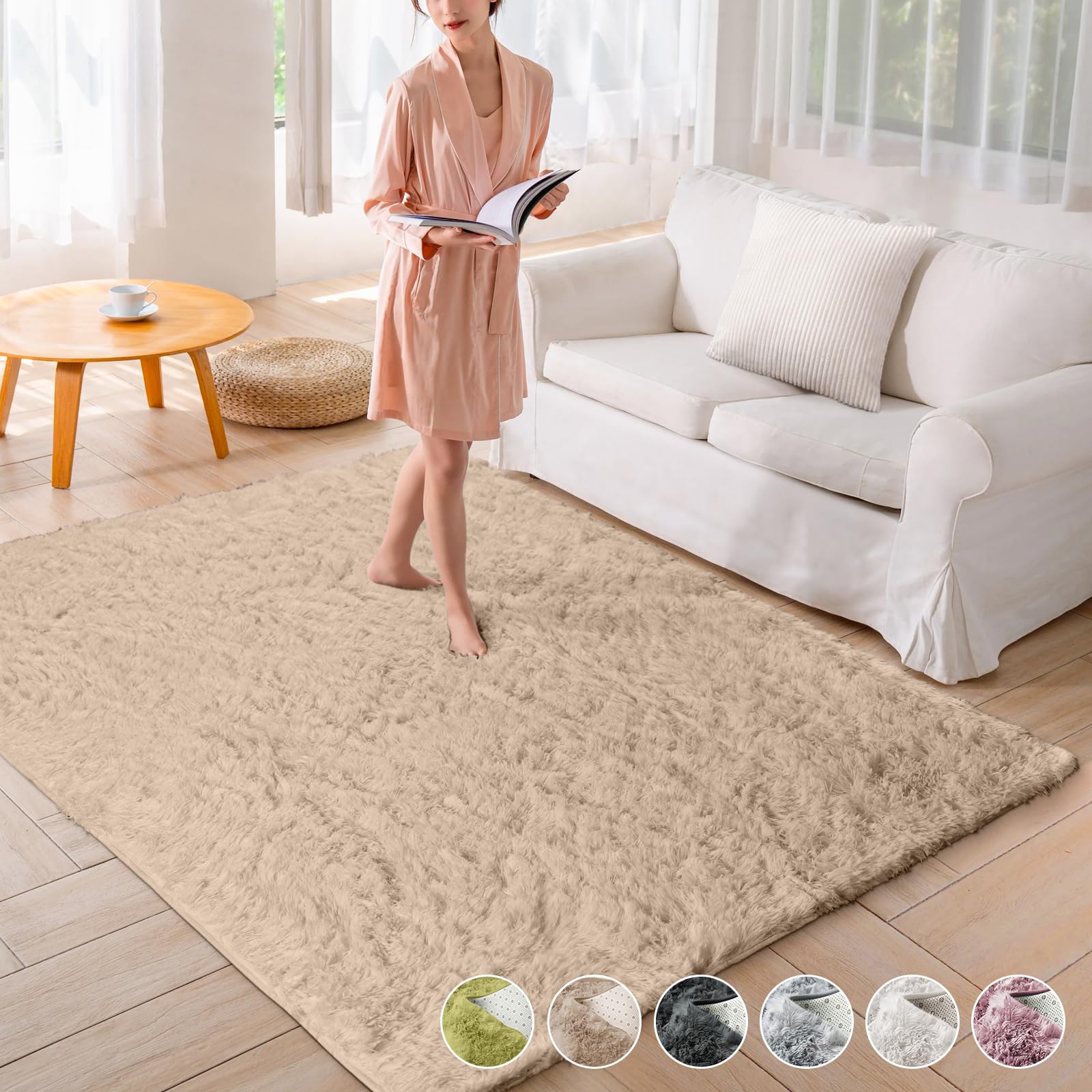 楽天市場】Beddiny カーペット ラグ マット シャギーラグ ホット