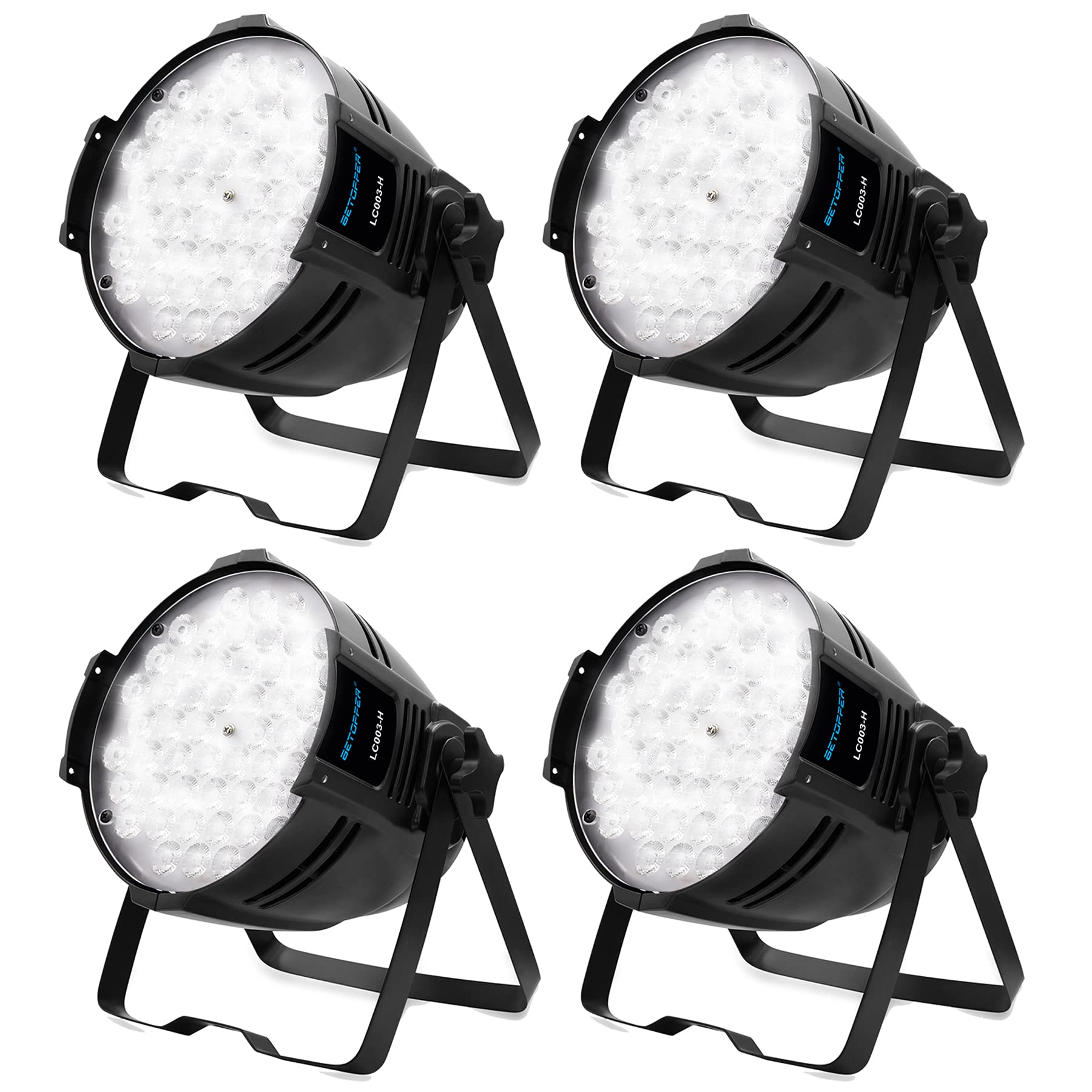 BETOPPER 舞台照明 54*2W COB スポットライト ステージライト ステージストロボ効果照明 DMX512 2/4CH パーティライト DJ light クラブライト 高輝度 舞台/演出/結婚式/パーティー/カラオケ/クラブ/バー/撮影録画用