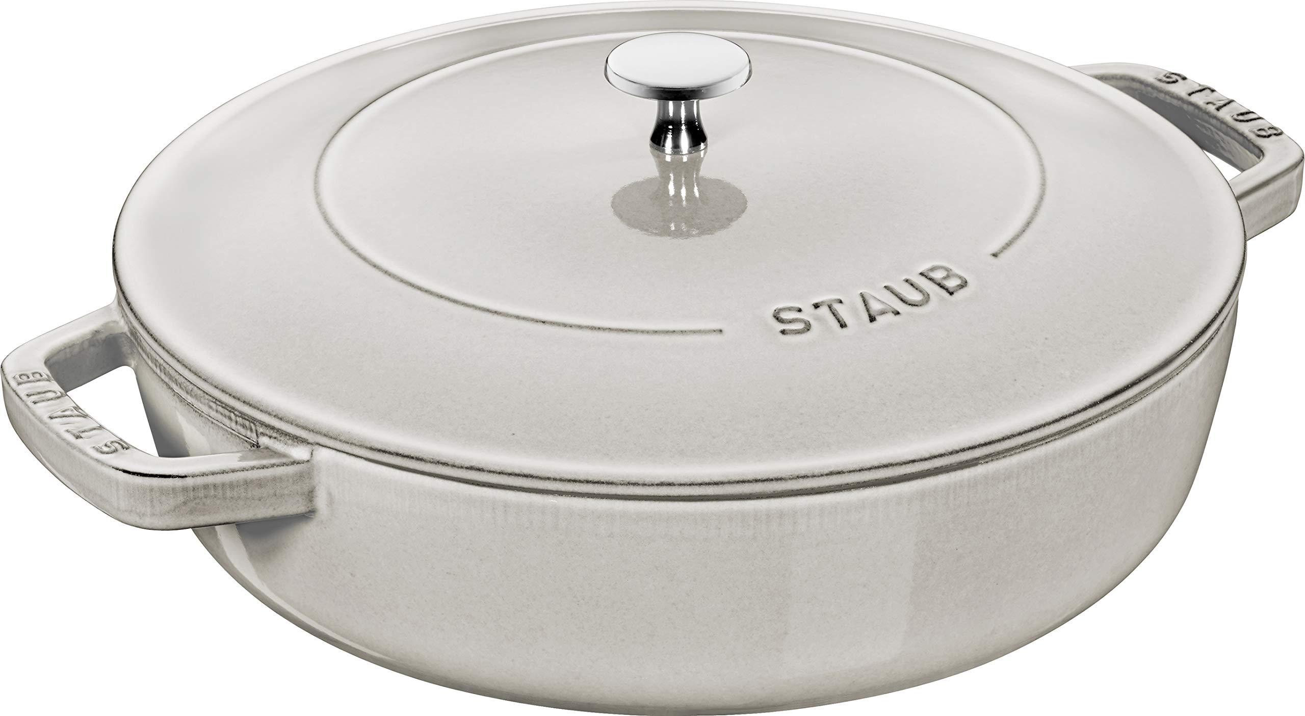 staub ストウブ 「 ブレイザー ソテー食パン カンパーニュ 28珊 」 大層らしい 両手 鋳込み ホーロー 鍋 浅型 寿喜焼 IH相応う 【禾穀類電話番号付き添い人日本定め事売りわたす品】 Braiser 40501-486