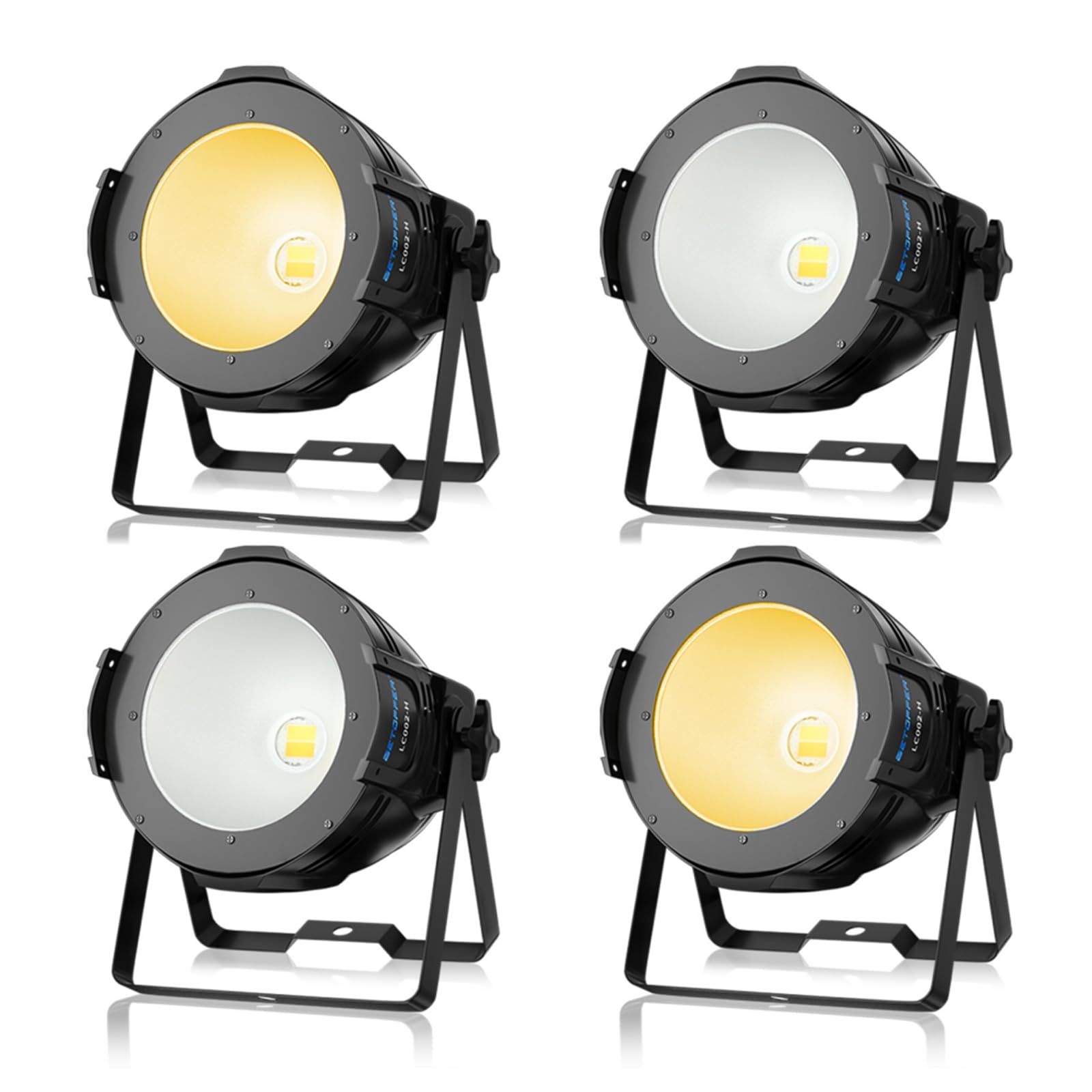 BETOPPER 200W COB LED 舞台照明 撮影録画スポットライトステージライトDJ ストロボ効果照明 DMX-512 2/4CH Party Light 音声起動 照明ライト省エネ/照明/演出/舞台/ディスコ/パーティー/結婚式/クラブ/バー