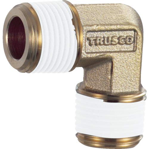TRUSCO(トラスコ) ねじ込み継手 エルボ R3/8XR3/8 TN-03L × 50個 【ケース販売】|生活応援ショップ 店