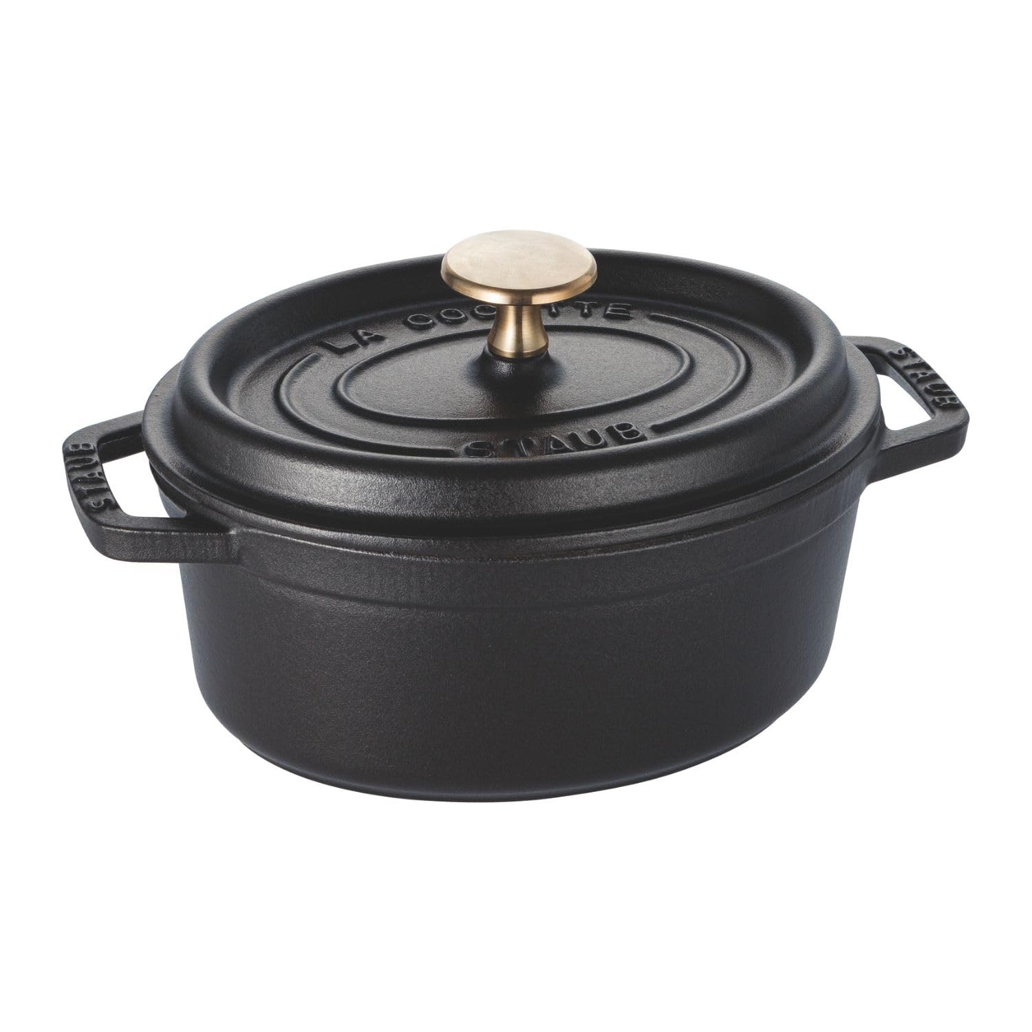 staub ストウブ 「 ピコ ココット オーバル 黒いこと 17糎 」 たわい無い 両手 ホーロー 鍋 IH相応う 【日本置き目売りわたす品】 La Cocotte Oval 40509-482