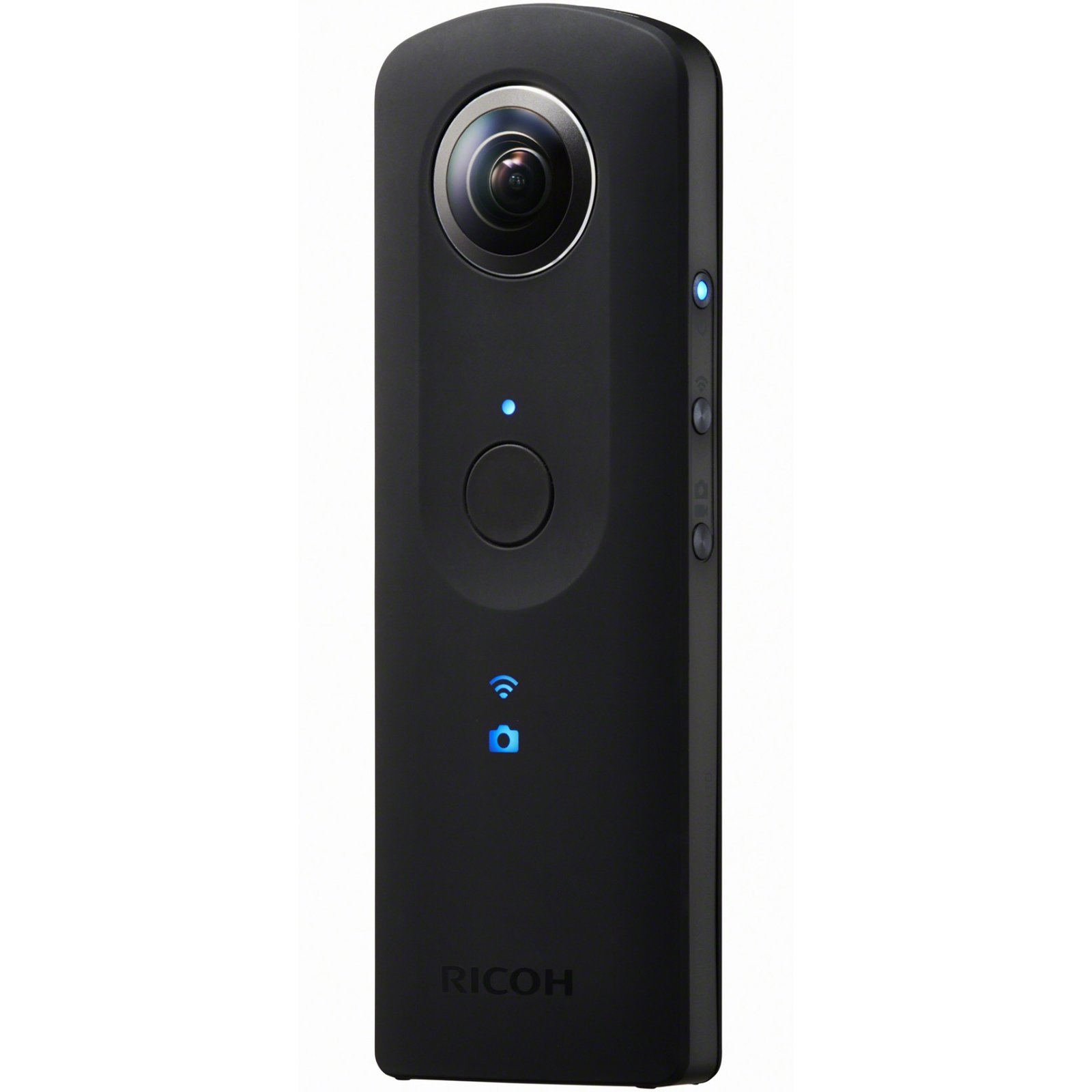 RICOH THETA S ブラック 360度全天球カメラ 360° Full HD 30fps フルハイビジョン動画 25分間連続撮影可能 精度の高い自然なスティッチング HDR合成撮影で明暗差のある室内撮影もきれいに撮影できます 910720