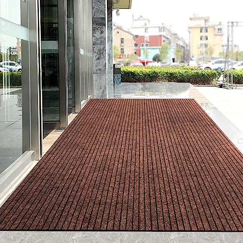 [Bcrio] 玄関マット 業務用 家庭用 屋外 室内 滑り止め 速乾 吸水 泥落とし 洗える エントランスマット 耐磨耗性 玄関 オフィス お店（コーヒー色120*700）｜生活応援ショップ　店