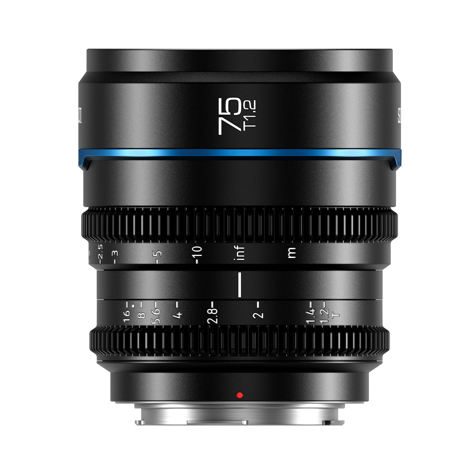 SIRUI Night Walker 75mm T1.2 S35 望遠シネレンズ 大口径マニュアルフォーカスレンズ (MS75M-B, Mマウント, ブラック)