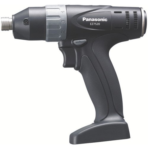 パナソニック 充電 マルチインパクトドライバー 7.2V 本体のみ (電池パック/充電器/ケース別売) T型形状 SLIMO(スリムで軽い) ドリルドライバー グッドデザイン賞 EZ7520X-B ブラック