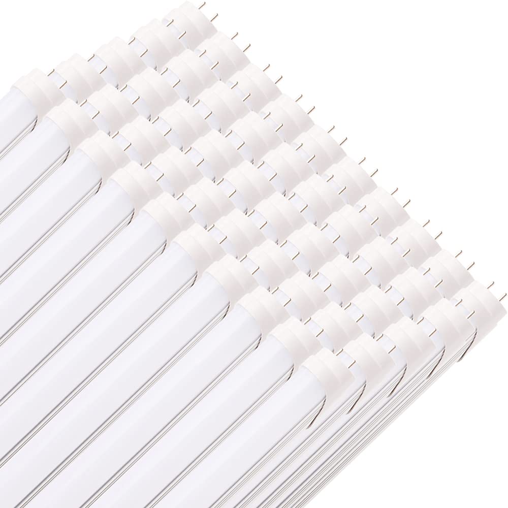 led蛍光灯 40W形 2600LM 消費電力18W 昼光色6000K T8直管 120cm 1198mm G13口金 グロー式工事不要 ノイズレス ラジオ併用可 ECO エコ 家庭 事務所 学校に適用 PL賠償責任保険加入済み 50本