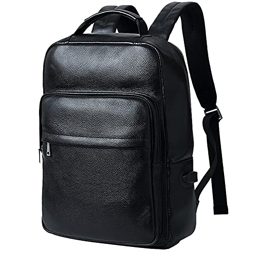 [Ariga] リュック メンズ 本革 牛革 15.6インチPC収納 A4 レザー 大容量 多機能 革 リュックサック バックパック ビジネスリュック 人気 通勤 出張 旅行 ブラック｜生活応援ショップ　店