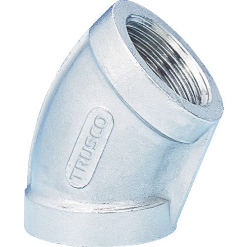 TRUSCO(トラスコ) ねじ込み管継手 SUS 45°エルボ 15A T45L15A × 50個 【ケース販売】
