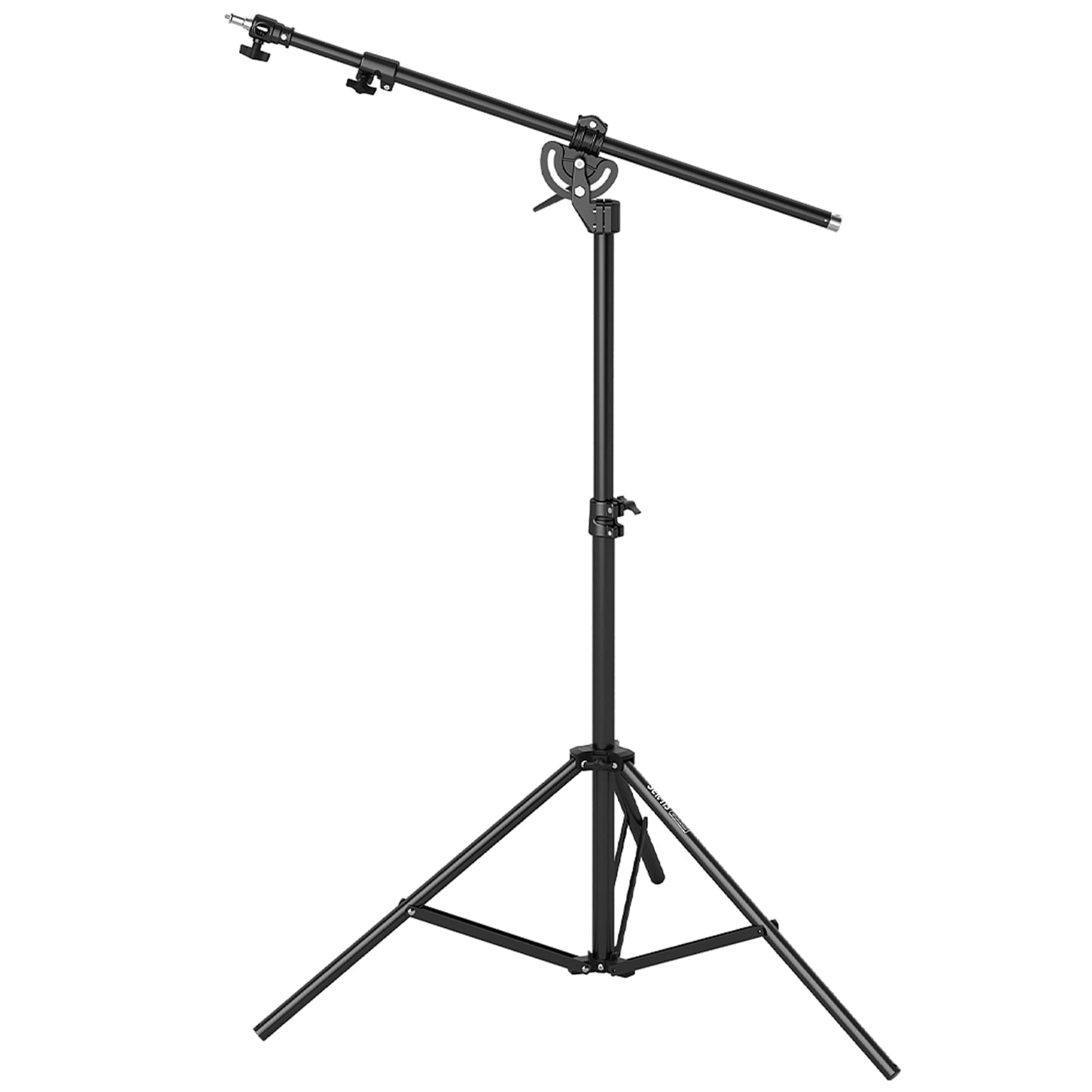 Selens ヘビーデューティライトスタンド 280cm ブームアーム両用設計 エアクッションタイプ 1/4と3/8ネジアダプター 高さ調整可能 角度変換 ソフトボックス スピートライト リフレクター アンブレラなど対応