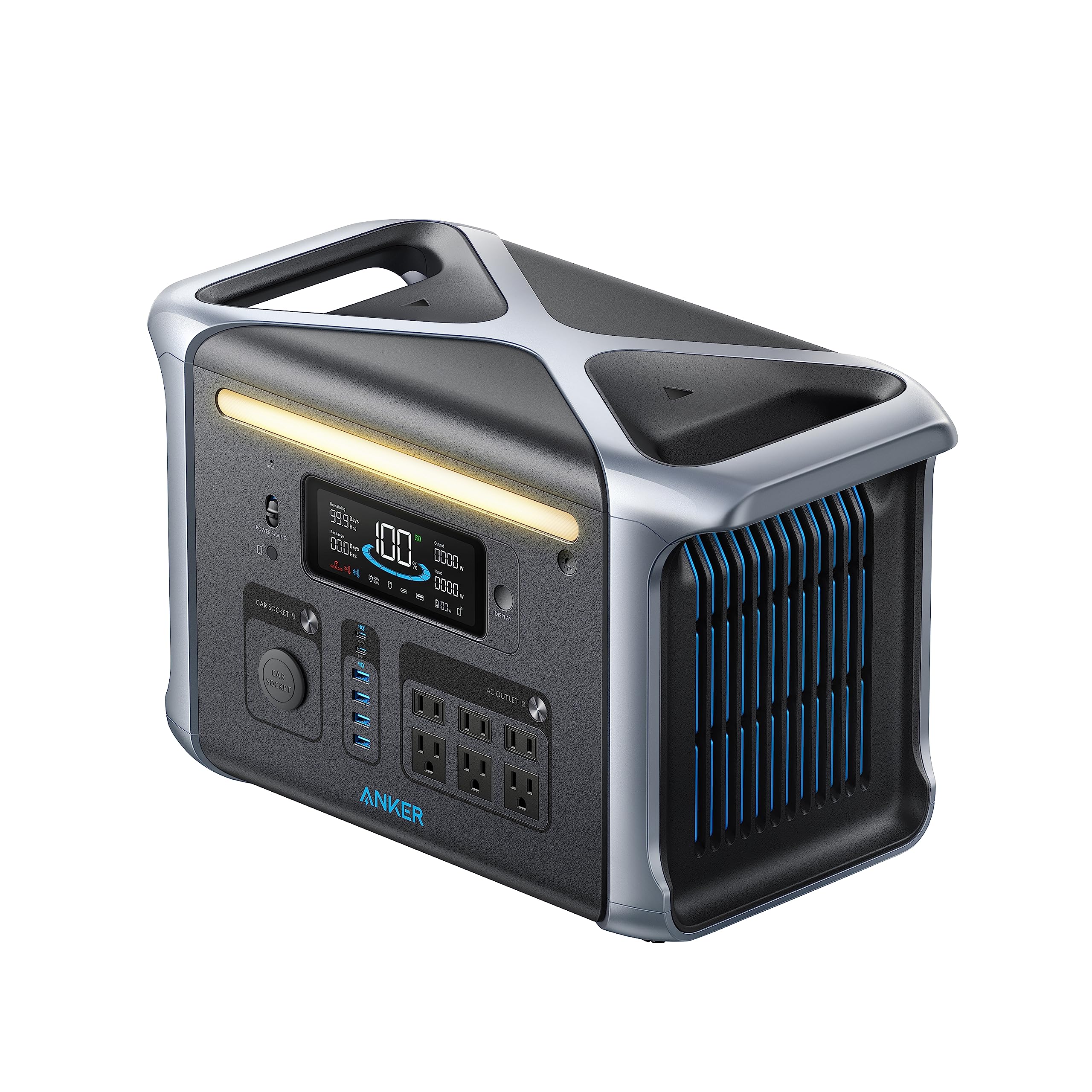 Anker 535 PowerHouse512Wh AC500W ポータブル電源 Anker 535 Portable Power Station (PowerHouse 512Wh) (6倍長