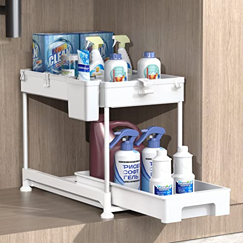 楽天市場】シンク下 スライド式収納ラック 2段 幅22cm 引き出し