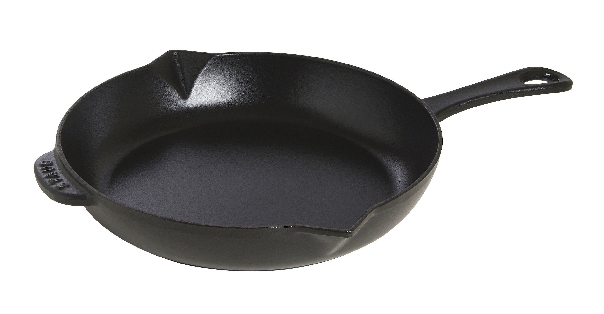 staub ストウブ 「 ラウンドフライパン 26糎 黒いこと」鉄 ホーロー オーヴン相応う IH相応う【日本置き目売りわたす品】 40510-617 Frying pan with cast iron handle