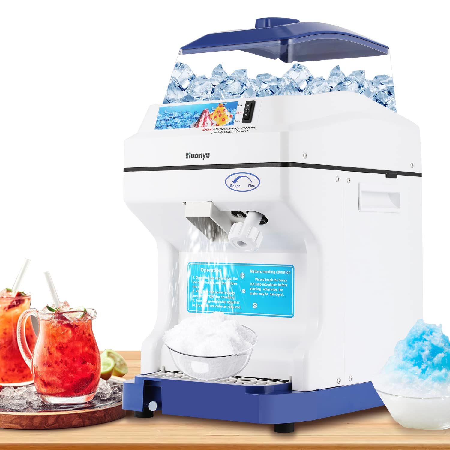 楽天市場】Vtsmax 110V電動 業務用かき氷機 容量6L 400kg/h かき氷