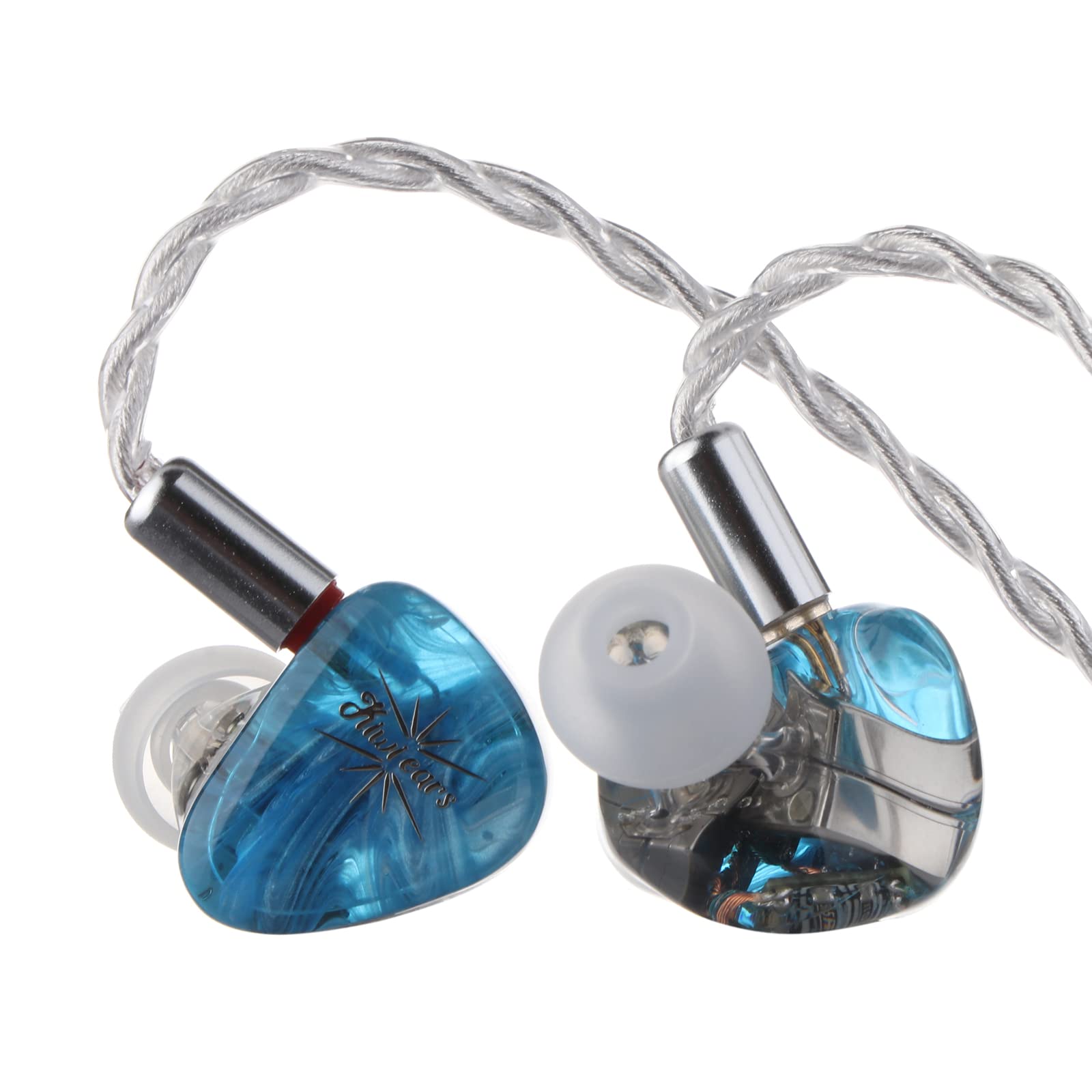 LINSOUL Kiwi Ears Orchestra Lite 8BAハイブリッド型HiFiイヤホン 人間工学に基づくデザイン 0.78mm2pinコネクター&3.5mmステレオプラグ 耳掛け式イヤホン 4コア7N無酸素銅(OFC)ケーブル リケーブル可｜生活応援ショップ　店