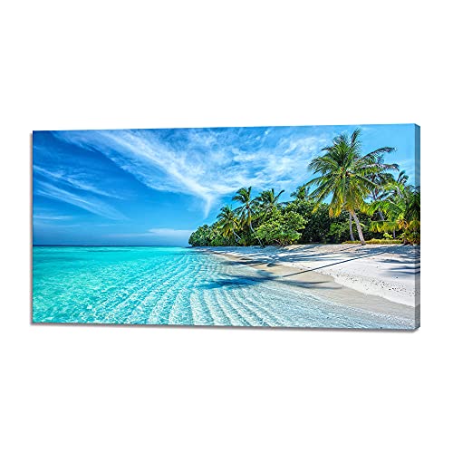 楽天市場】海 青い空 アートパネル ヤシの木 インテリア 壁掛け