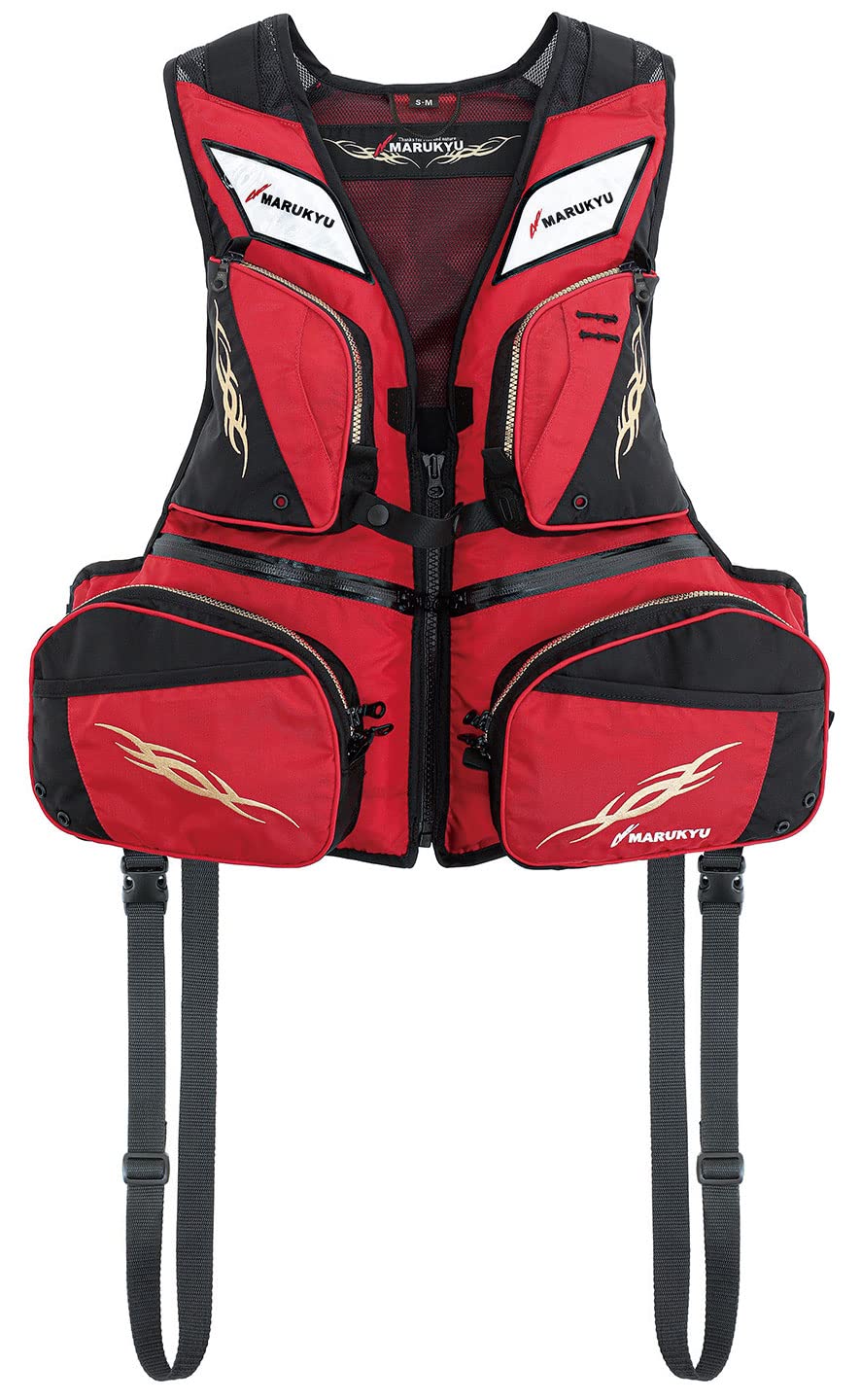 マルキュー(Marukyu) フィッシングギア マルキューPFD03 L2(レジャー用ライフジャケット) レッド/S-M|生活応援ショップ 店