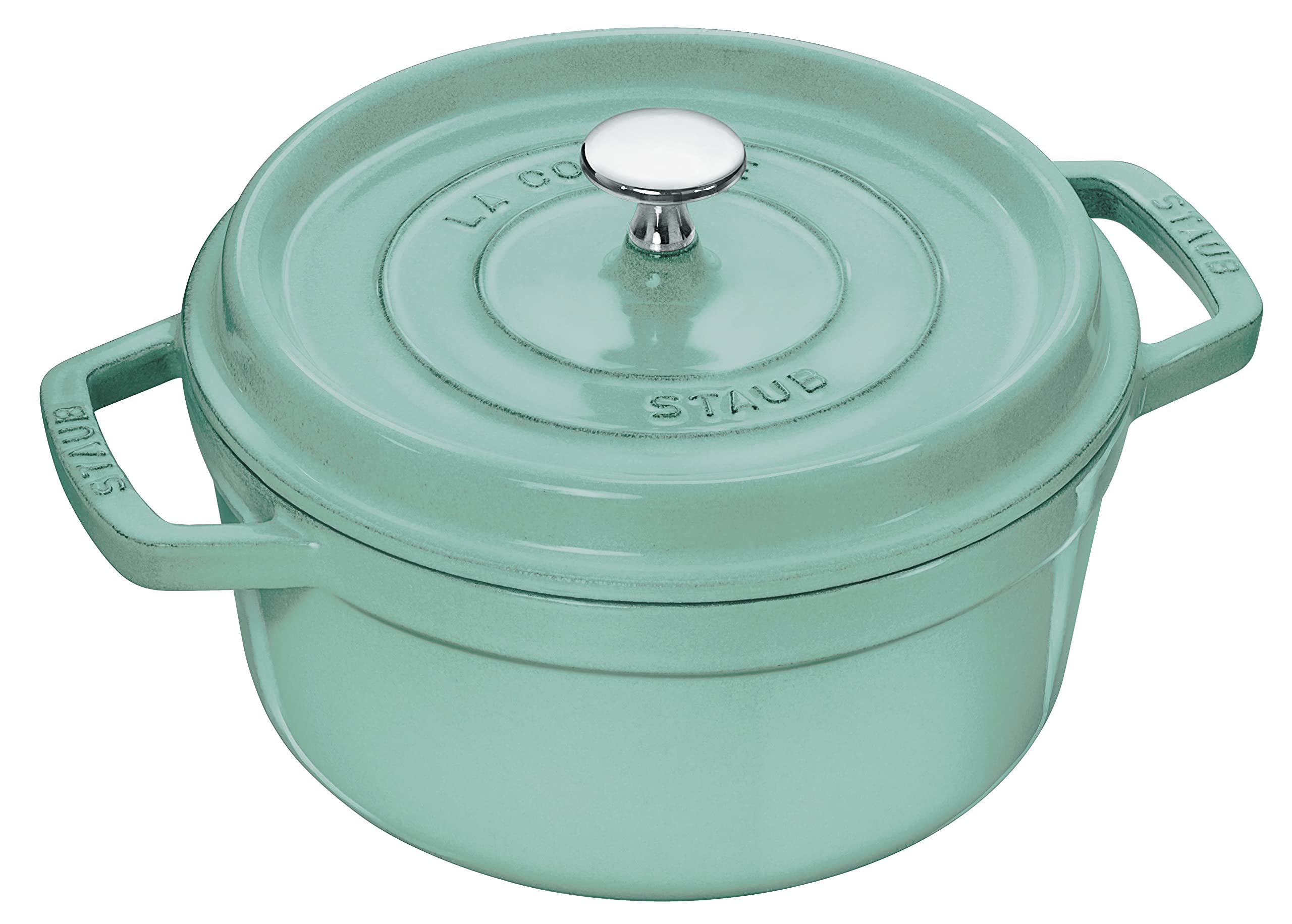 STAUB LA COCOTTE グリーン 鍋 Amazon.com: Staub Cocotte Oval 33cm Basil: Home & Kitchen