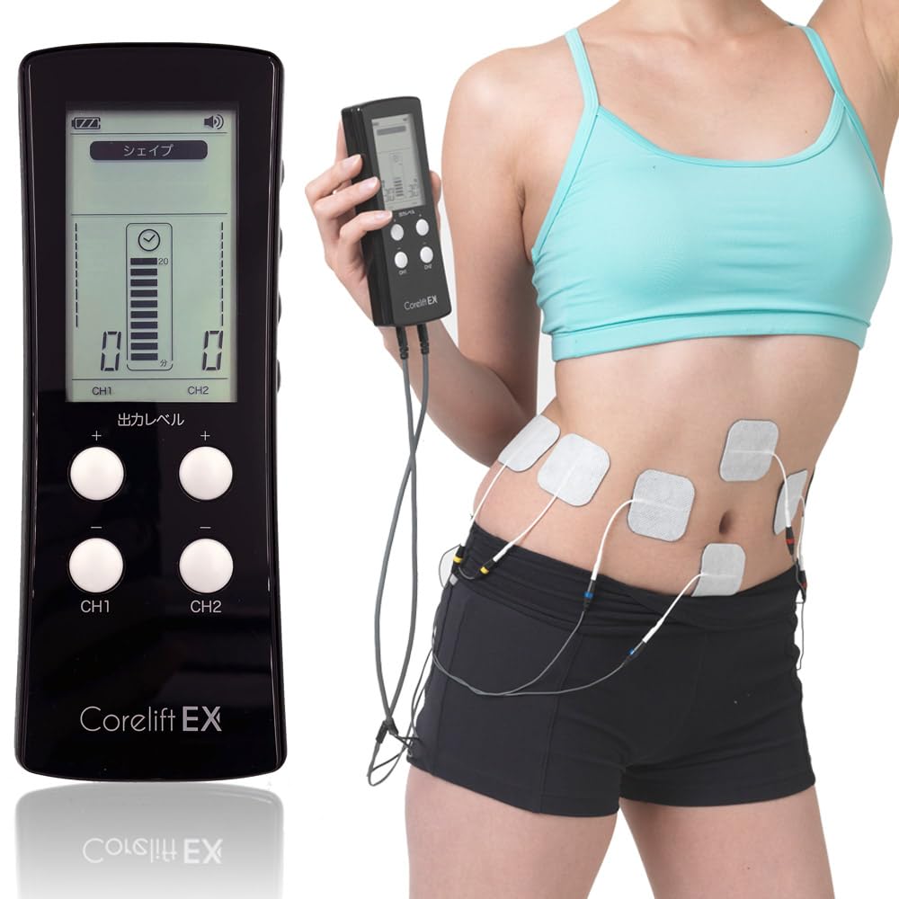 夏前にお腹痩せ❗❗定価8万円　中周波EMS 機器　プロフィットジム　5000 Amazon.co.jp: 中周波 5000Hz EMS 8パット全身 筋肉運動 脂肪