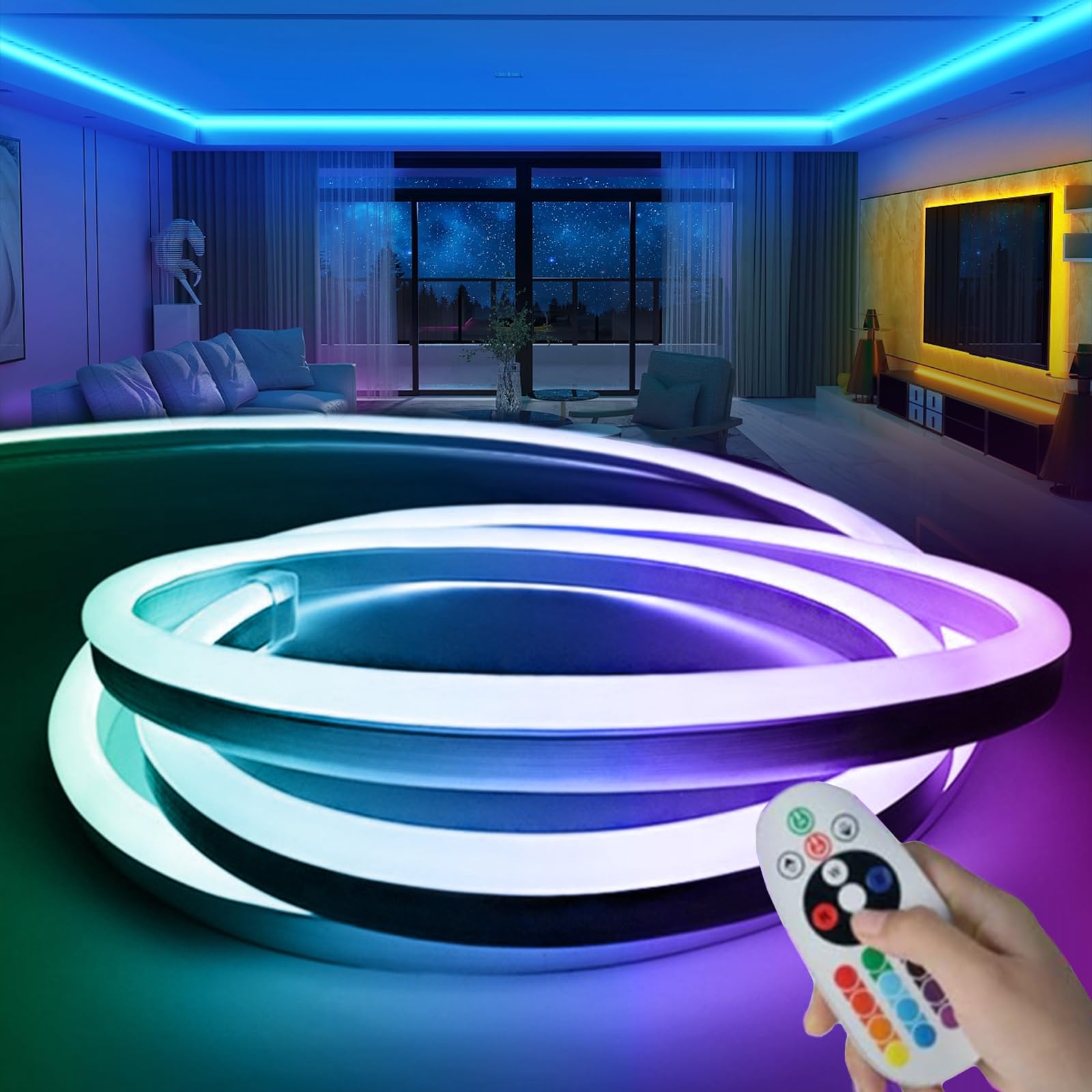 SPAHER LEDテープライト RGBIC チューブライト 調光調色 APP制 Amazon.co.jp: SPAHER LEDテープライト RGBIC チューブライト 調