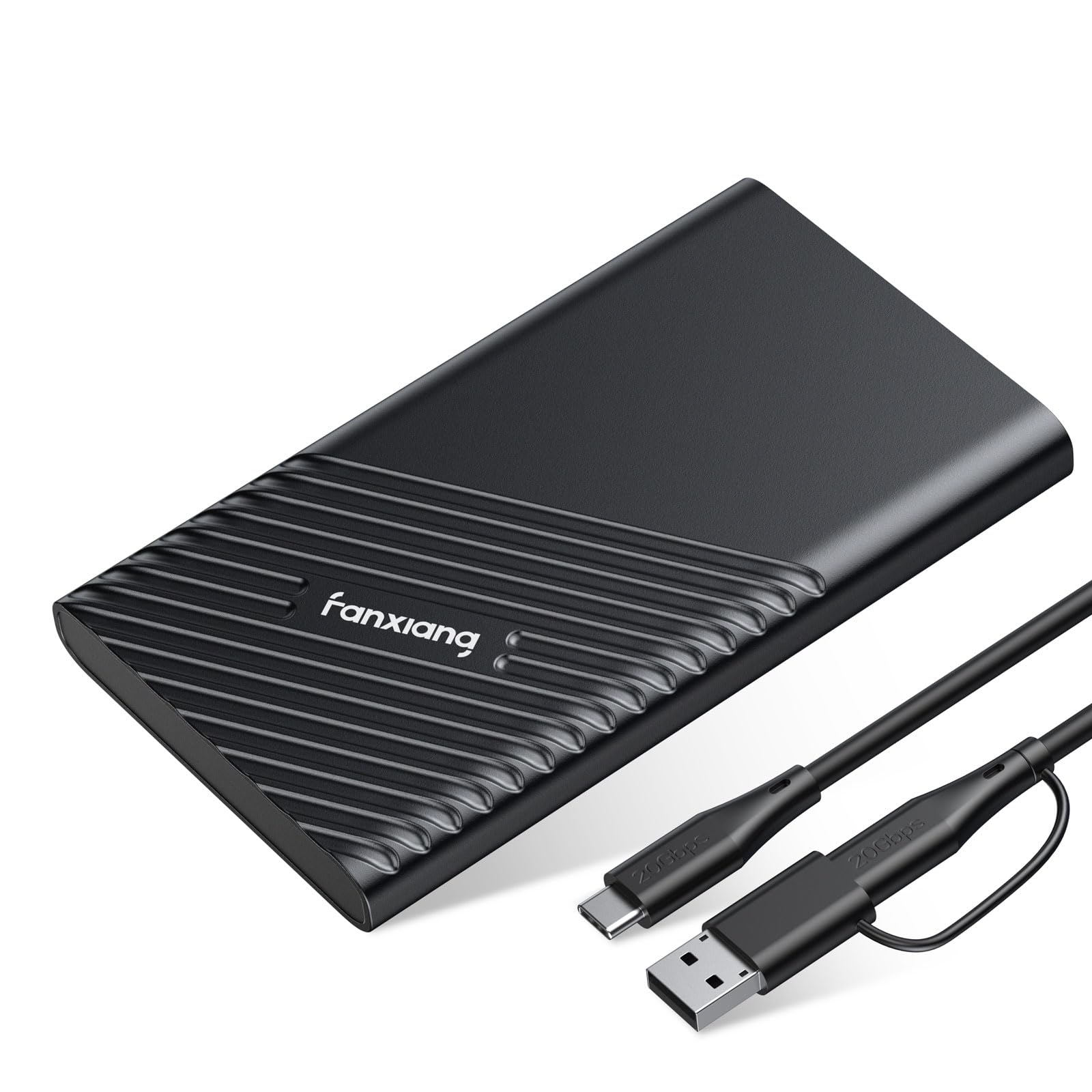 fanxiang SSD 外付け 1tb【PS4/PS5動作確認済】USB Type-C 最大読込2,050MB/s 小型 ポータブルssd Mac対応 防滴防塵 耐衝撃 アルミ筐体PS2000W|生活応援ショップ 店