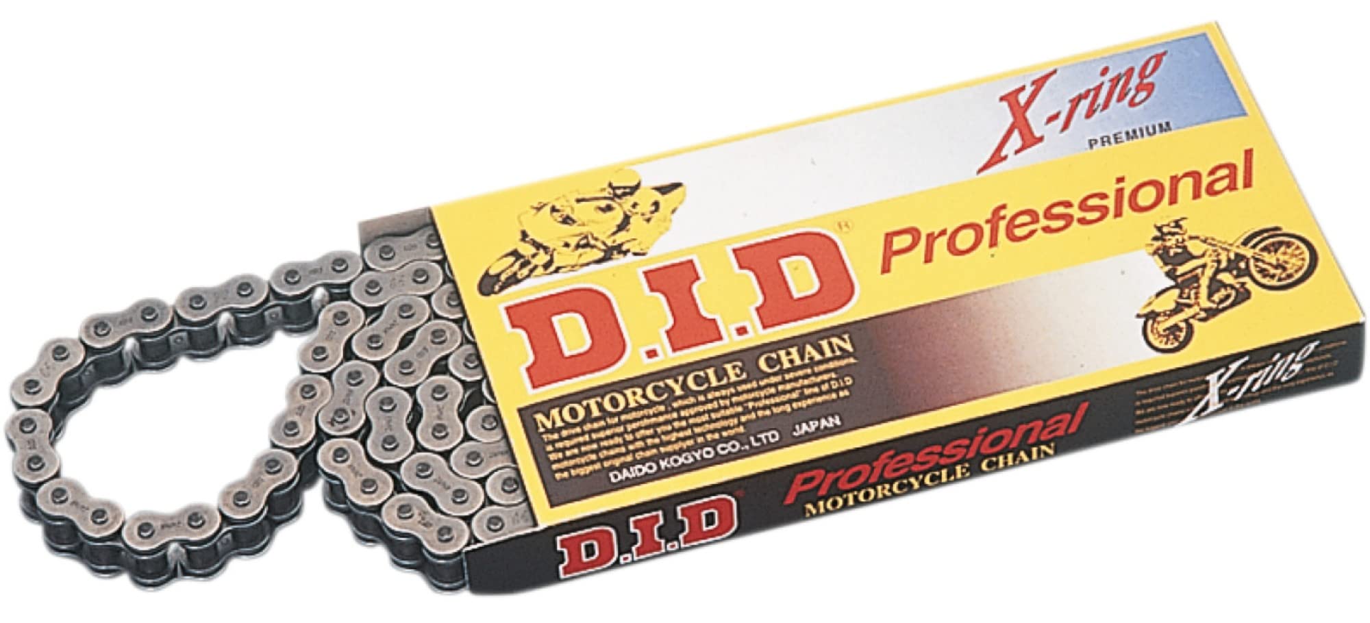 D.I.D(大同工業)バイク用チェーン カシメジョイント付属 520ZVM-X-120ZB STEEL(スチール) X-リング 二輪 オートバイ用|生活応援ショップ 店