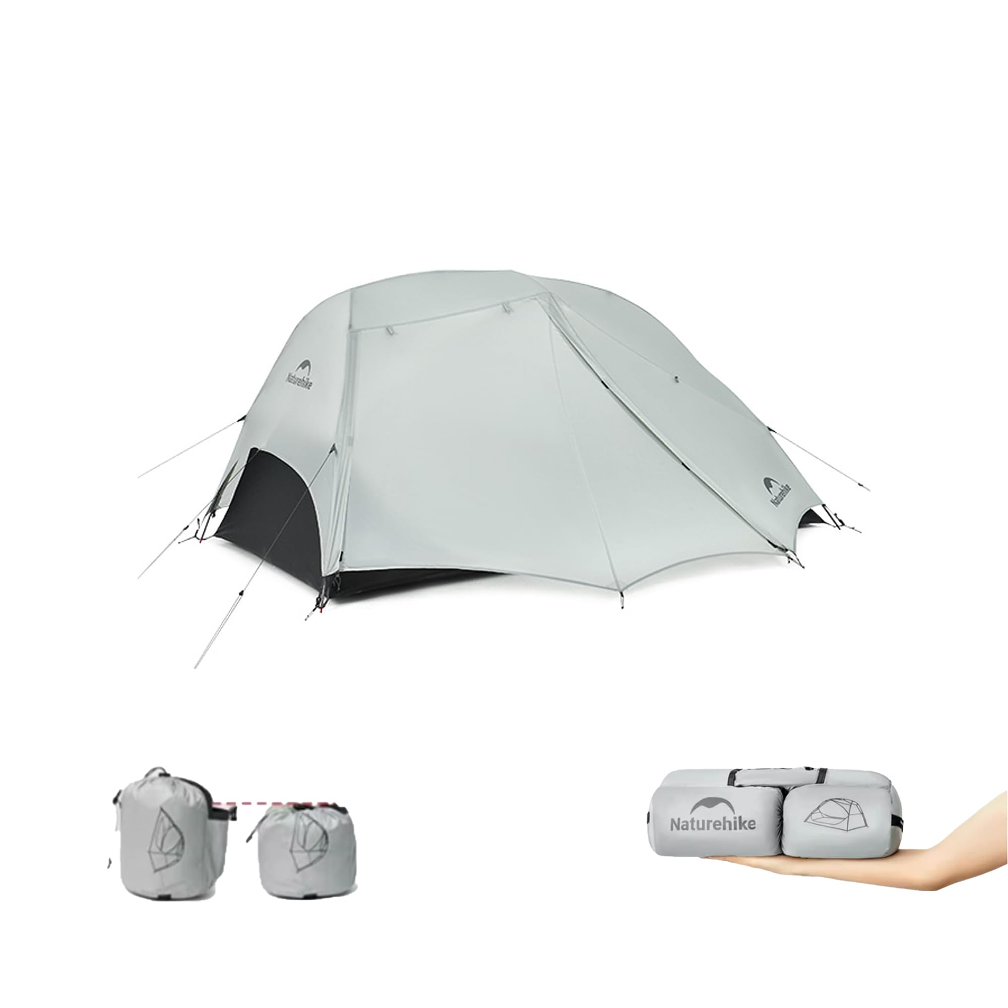 Naturehike StarRiver UL テント 1.44kg軽量 分離収納設計 2.73平方メートル大空間 二つ前室 増大ドア フォース7の風対応 通気 防虫 日よけ PU1500+ 3シーズン コンパクト 登山 ハイキング 2人用 ソロテント 防 27,752円