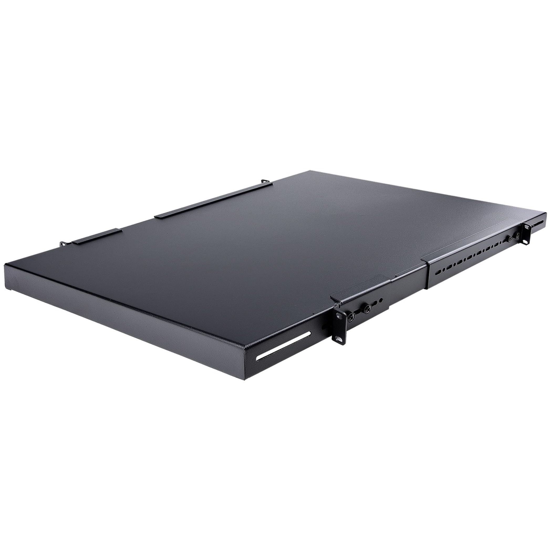StarTech.com サーバーラック棚板／1U／耐荷重150kg／奥行き700mm／取付奥行き495・974mm／19インチラック対応／AV、データ、ネットワーク機器収納用 ラックマウント サーバー シェルフ ADJSHELFHD｜生活応援ショップ　店