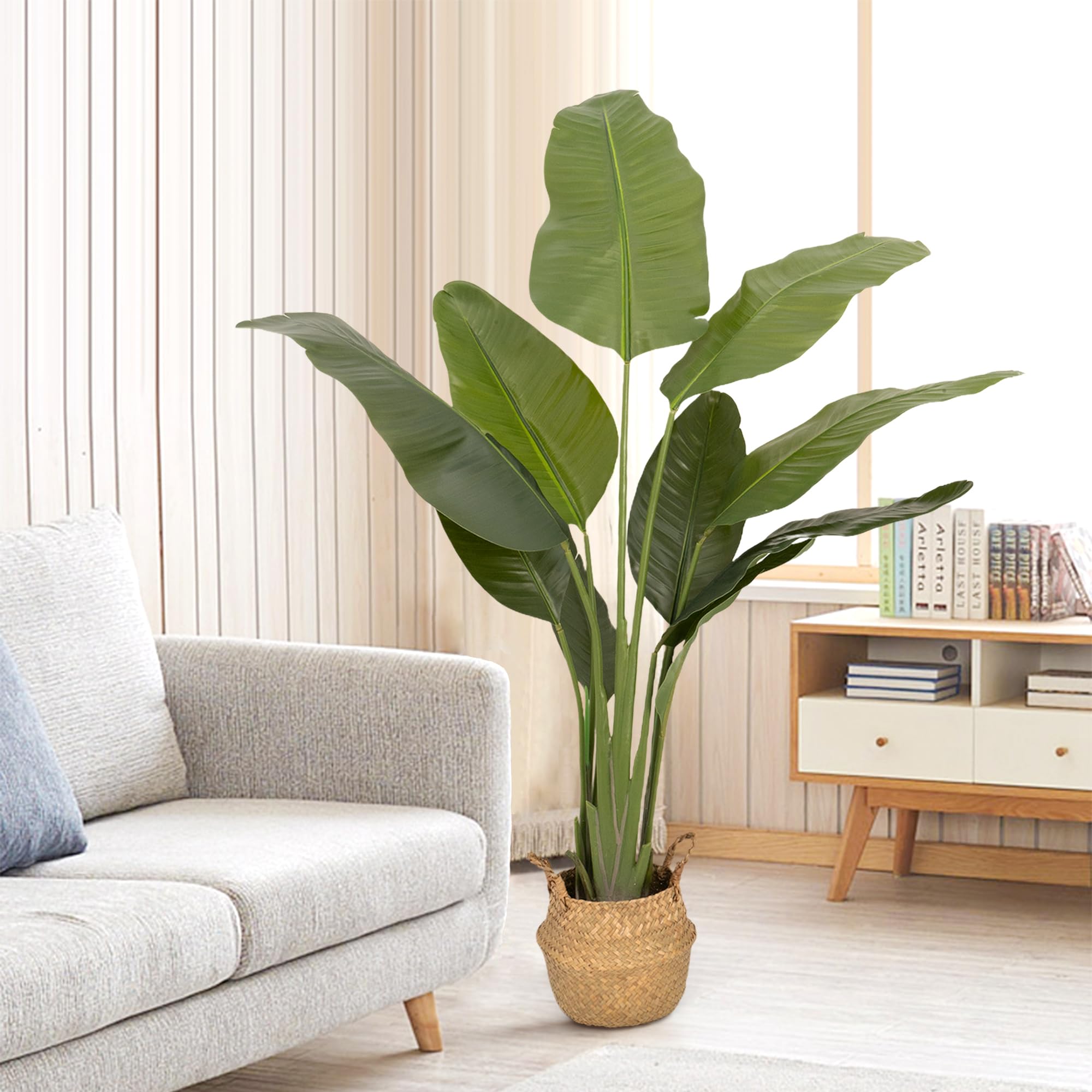 ybaymy 人工 観葉植物 フェイクグリーン ストレリチア・レギネ 大型 造花 160cm 光触媒 インテリア 屋外 フェイク植物 水やり不要 枯れない 盆栽植物 新築祝い 母の日 父の日ギフトお祭り贈り物 (極楽鳥花160cm)|生活応援ショップ 店