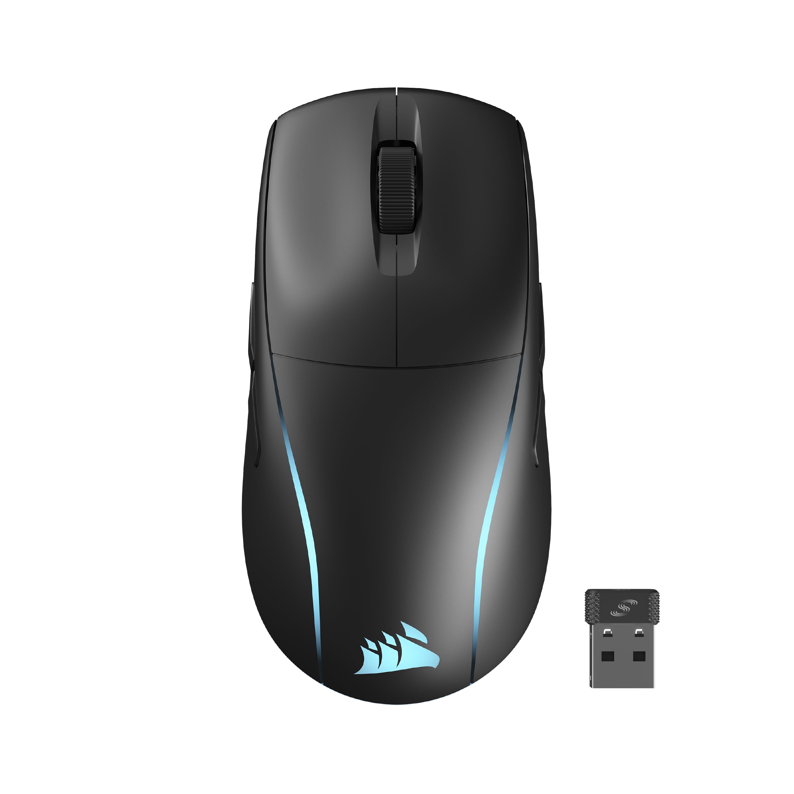 CORSAIR M75 WIRELESS 軽量 RGB ゲーミングマウス iCUE対応 FPS向け 89g 26000 DPI QUICKSTRIKE搭載 Bluetooth／SLIPSTREAMワイヤレス接続 ブラック CH-931D010-AP｜生活応援ショップ　店