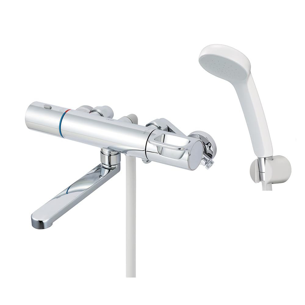 LIXIL ( リクシル ) INAX サーモスタット付バス水栓 RBF-912N (メッキハンドル・エコアクアシャワー) 一般地用 浴室 シャワー 混合水栓 水栓｜生活応援ショップ　店