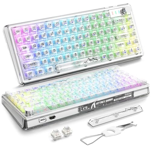 楽天市場】A.JAZZ x ATTACK SHARK AKC087 ゲーミングキーボード