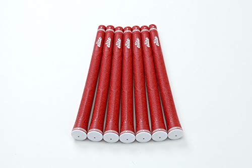 elitegrips (エリートグリップ) ゴルフ グリップ CX50 7本セット クラシックレッド バックライン無し