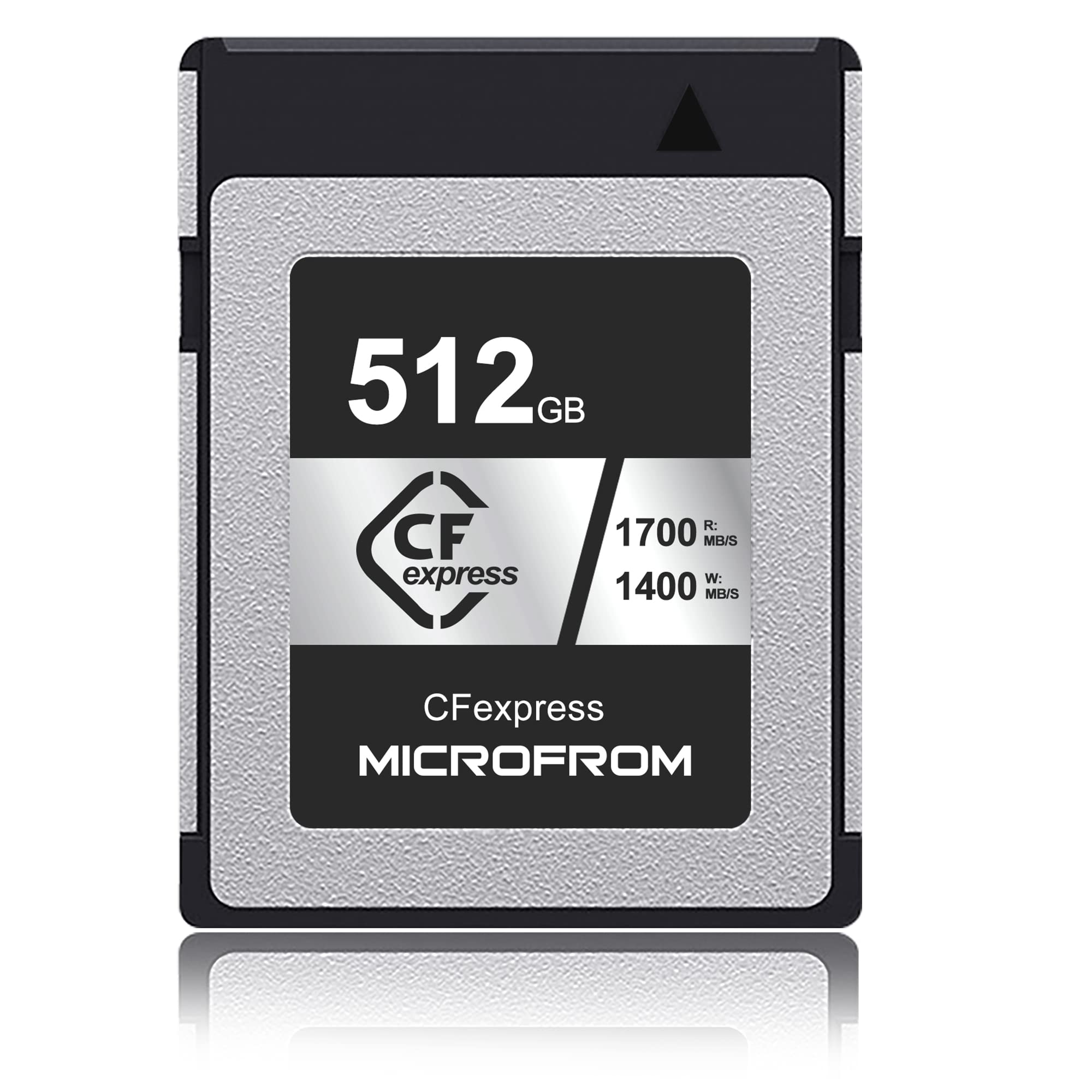 MICROFROM デジタル メモリーカード【CFexpress Type B】高速性能 読み出し速度1700MB/s 書き込み速度1400MB/s 8K RAW動画記録対応 512GB