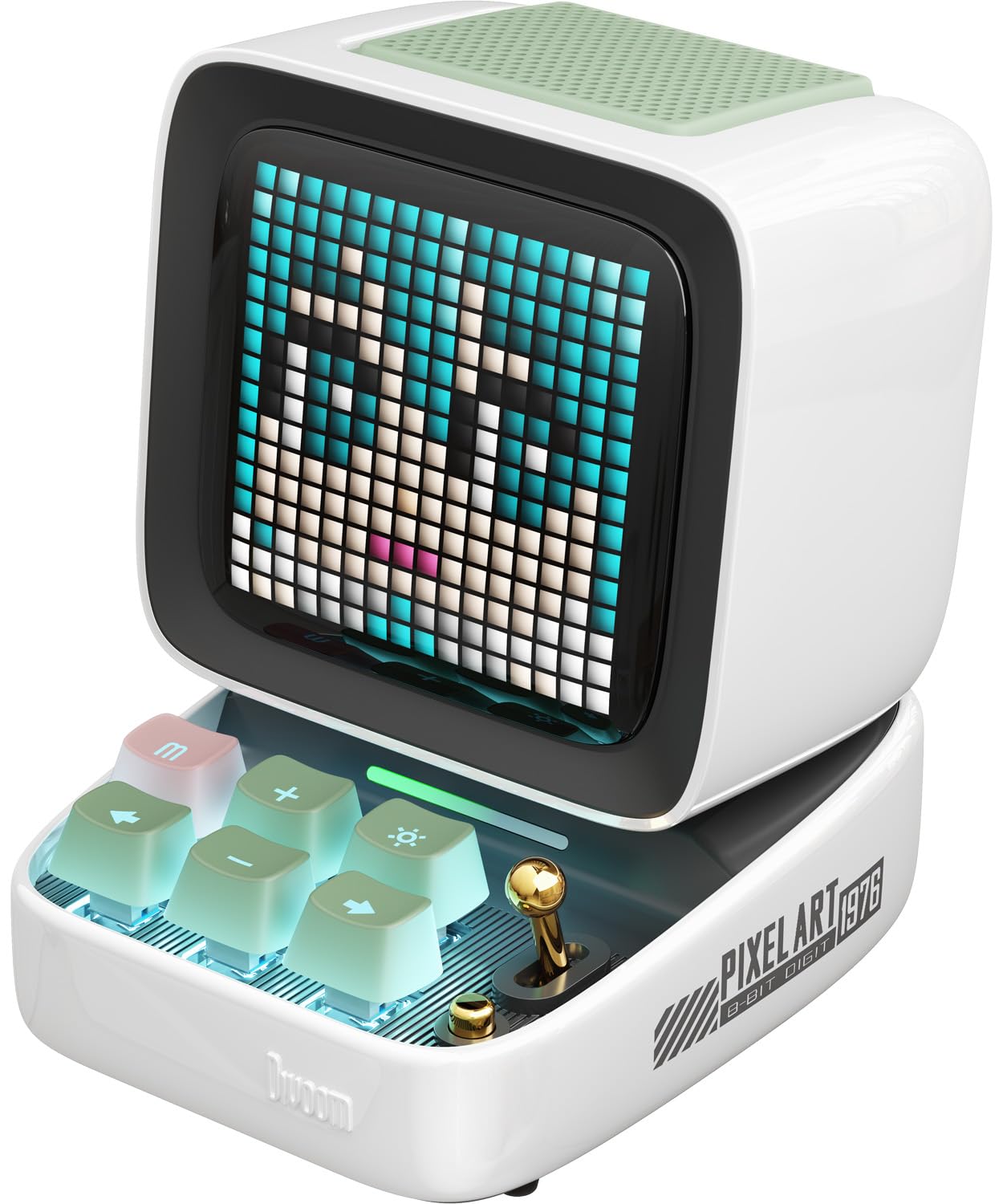 Divoom Ditoo Pro 可愛いスピーカー 15W 強化された低音 青軸キーボード RGBライト 音質高 Bluetooth/USB接続 PC用 microSDカード可 ピクセルアート 専用アプリ 12時間持ち 光沢塗装 多機能 ギフトにも最適 メ|生活応援ショップ 店
