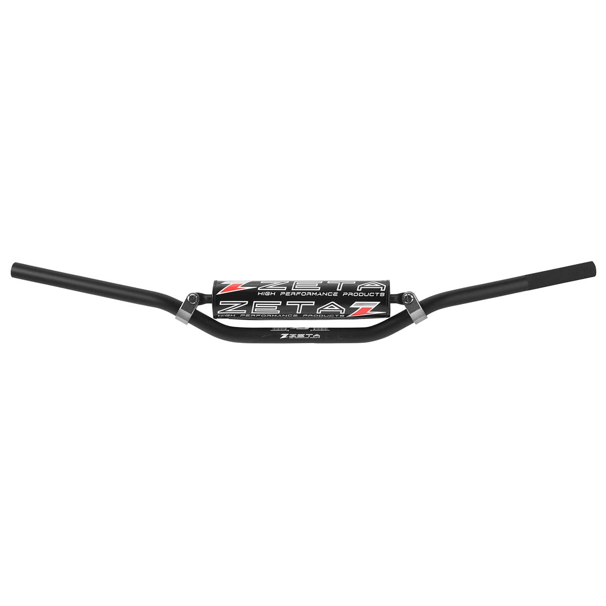 ジータレーシング(ZETA RACING) SEROW250 CXハンドルバー Super Moto-Low スタンダード径(22.2mm) 汎用 幅:800mm 高さ:80mm 引き:62mm バーパッド/バーエンドキャップ付属 ブラック F4435