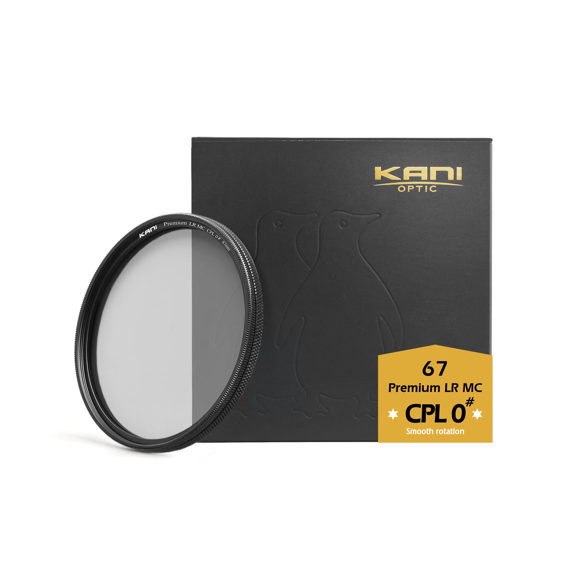 KANI 67mm PLフィルター ZeroSharpシリーズ Premium LR MC CPL 0# Smooth Rotation 厚枠仕様 円偏光フィルター 色再現性向上 色濁り低減 低反射 撥水 撥油 防汚 帯電防止 ナノコーティング 81744｜生活応援ショップ　店