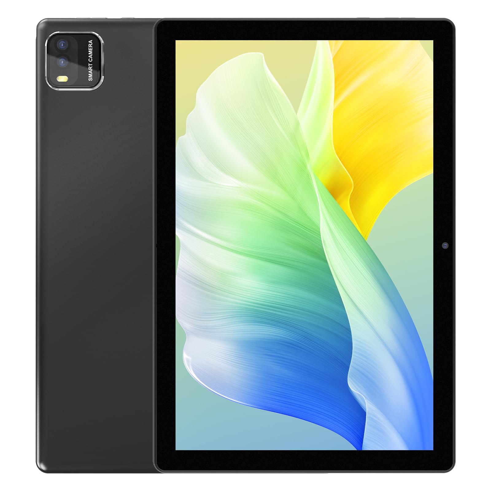 BAKEN 10インチ Android 14 タブレット、6GB + 64GB、1TB TF 拡張、クアッドコア CPU、GMS、6000mAh バッテリー、Type-C インターフェイス。 1280*800 IPS スクリーン、5G Wi-Fi 6 サポ