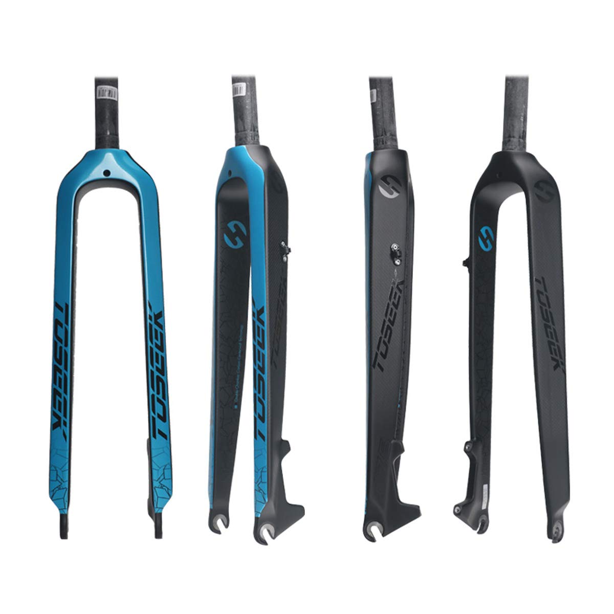 PLATT 自転車用フォークフルカーボン 超軽量 ストレートチューブ ディスクブレーキ マウンテンバイクフォーク MTB 26/27.5/29インチ