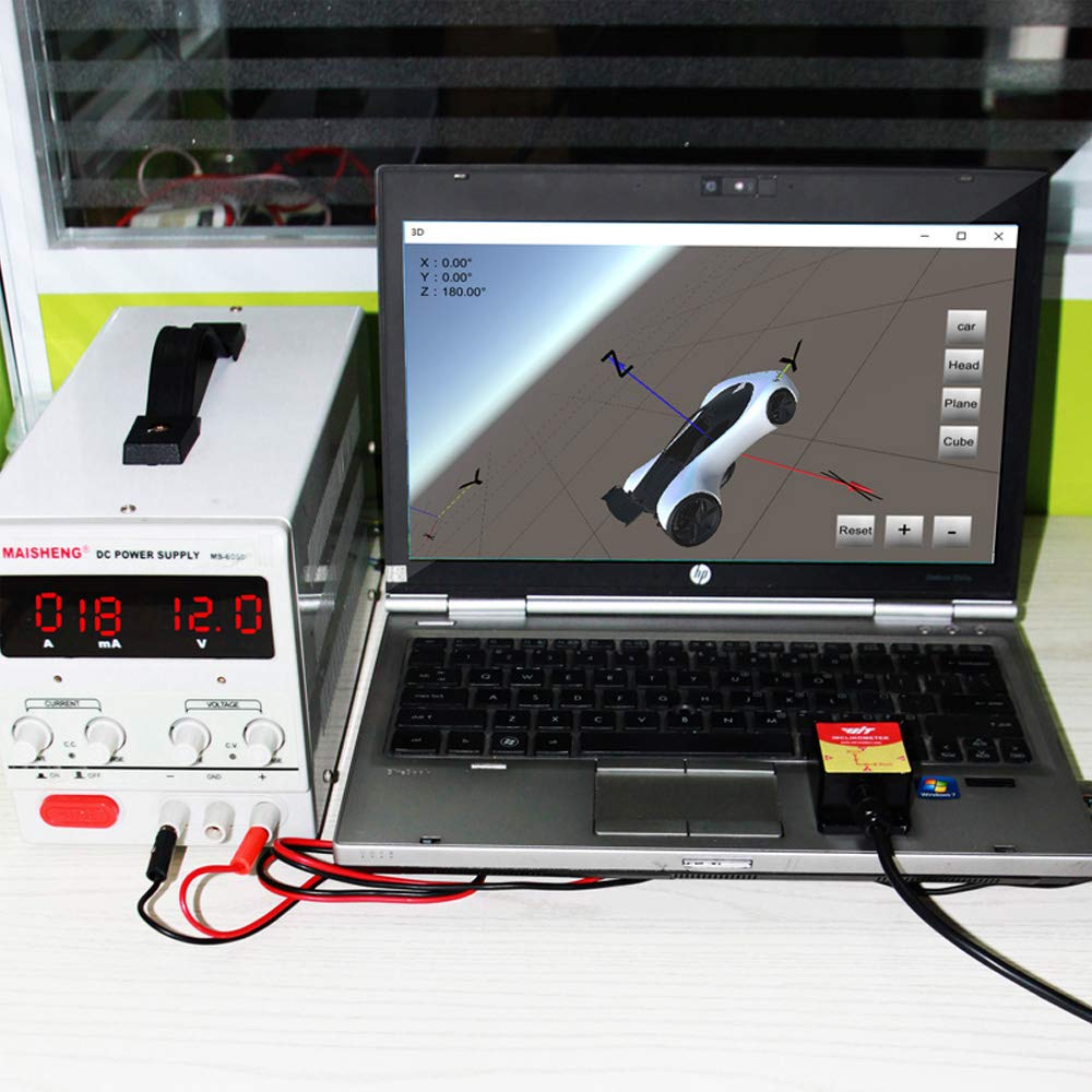 【ミリタリーグレード加速度計+傾斜計】HWT905-RS232 MPU-9250 9軸ジャイロスコープ + 角度(XY0.05°精度)+ デジタルコンパス【RM3100磁力計とSCA3300 MEMS温度補償チップを搭載】(カルマンフィルタリング、IP67|生活応援ショップ 店