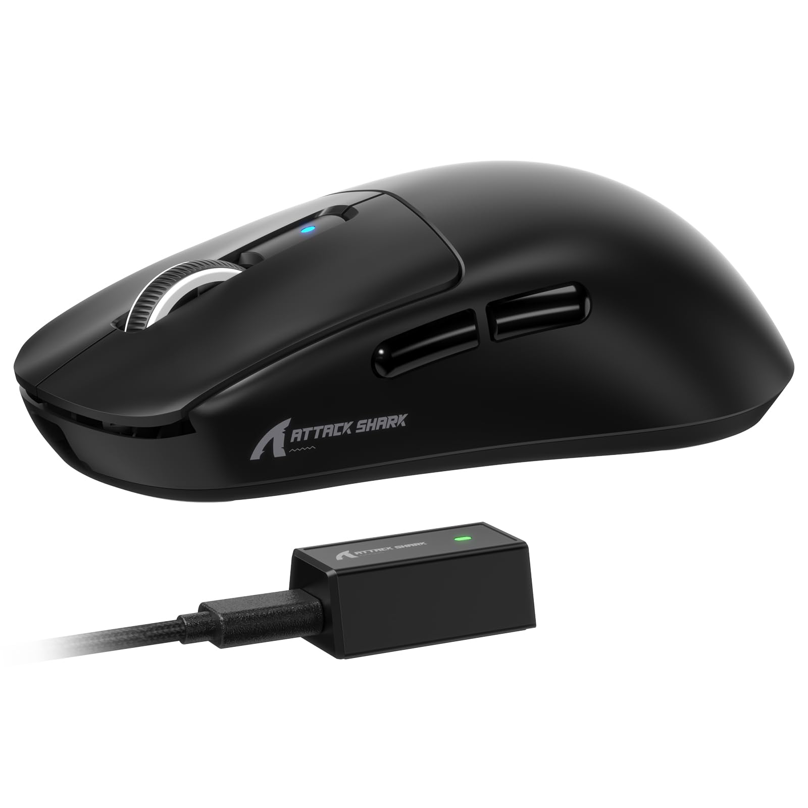 ATTACK SHARK R6 39g超軽量ゲーミングマウス、8000Hz、PixArt PAW3950MAXゲーミングセンサー、42000DPI、Nordic 52840 MCU、3モード連続、無線BT/2.4Gワイヤレス/有線、氷感コーティング、光学マ|生活応援ショップ 店