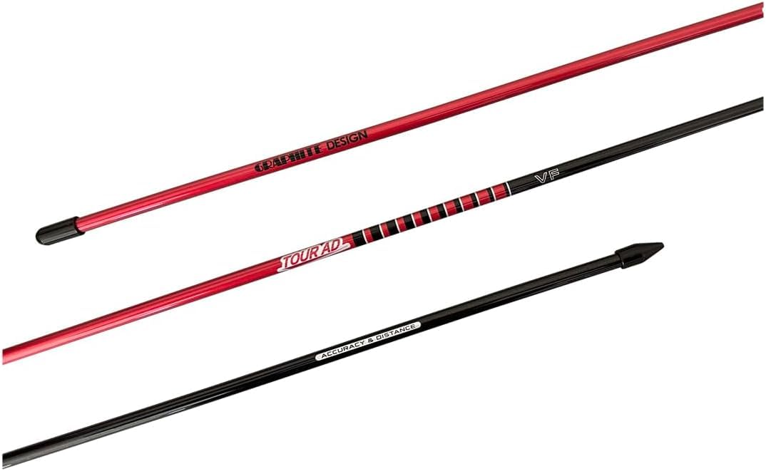Tour AD スイング練習用品 アライメントスティック（２本セット） グラファイトデザイン (ブラックレッド)