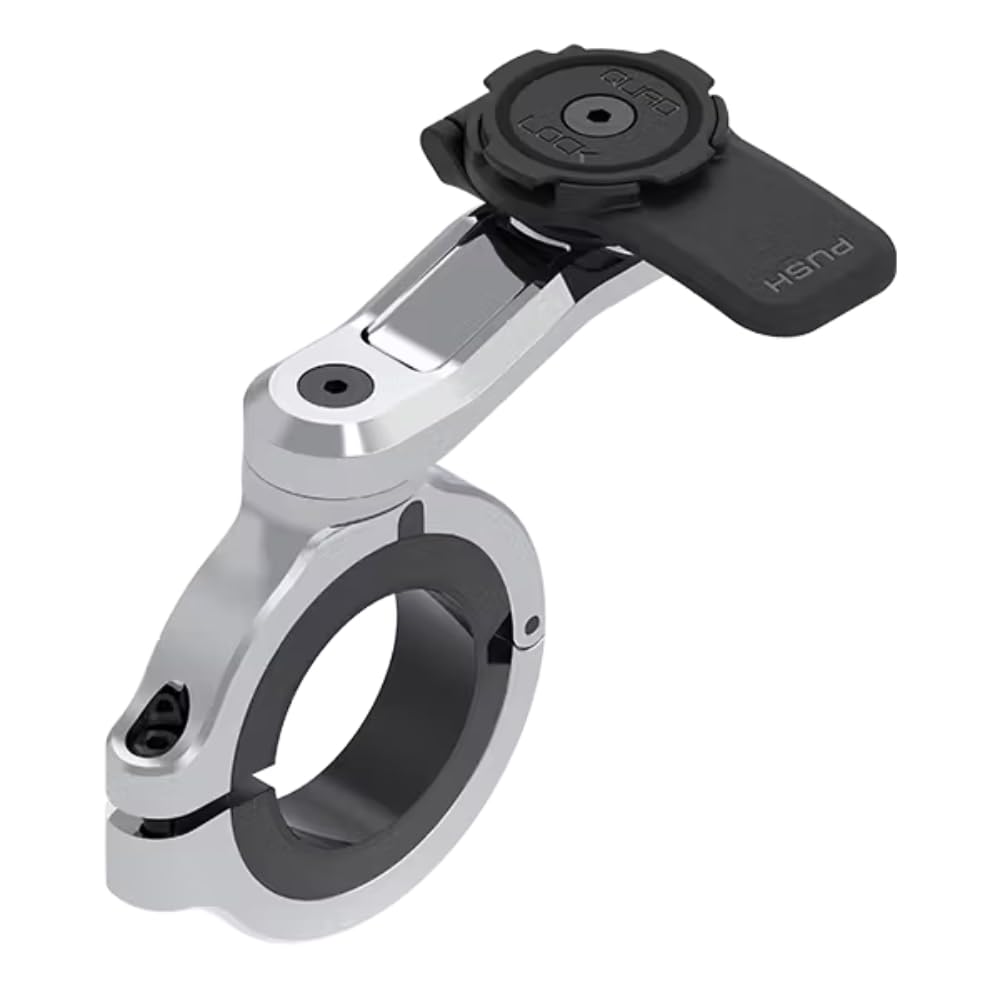 クアッドロック QUAD LOCK ハンドルバーマウント PRO CHROME LARGE バイク用 [qlm-lhb-chr]｜生活応援ショップ　店