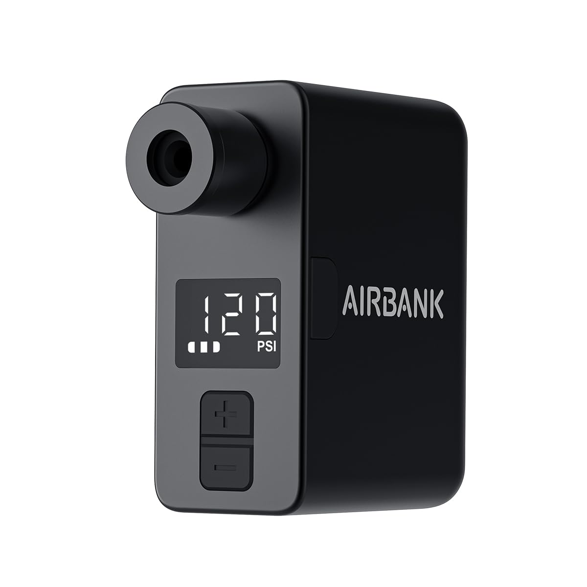 AIRBANK 小型自転車 空気入れ Pocket PRO 120PSI Type-C充電式 自転車用空気入れ カバー付き 124g軽量 ミニフロアポンプ 携帯ポンプ ロードバイク/クロスバイク/ママチャリ用 仏式 米式 バルブ対応