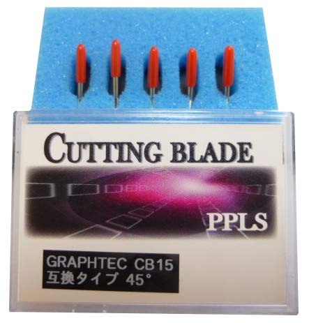 566 PPLS GRAPHTEC(グラフテック) CB15 タイプ カッティングブレード 互換品 45° 5本セット