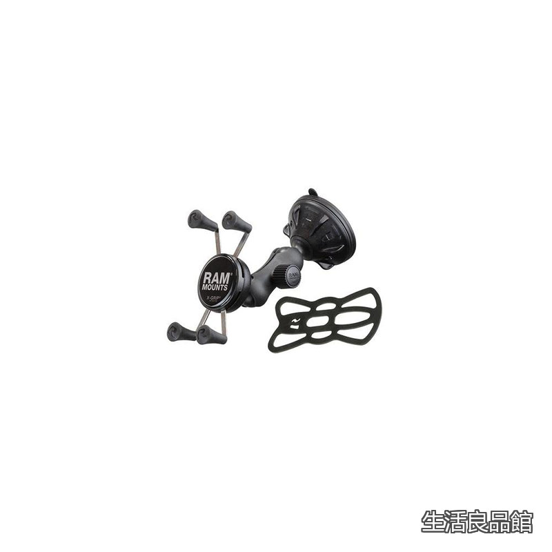 【送料無料】MOUNTS) マウントセット Xグリップ&サクションベースセット スマートフォン用 テザー付き ブラック RAP-B-166-2-UN7U|生活良品館